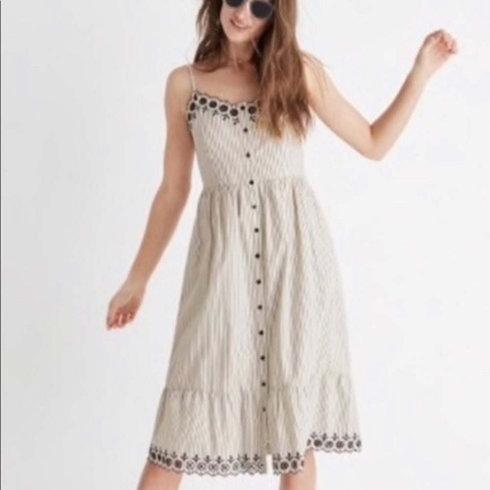 Madewell Jardin Midi Dress Size 6